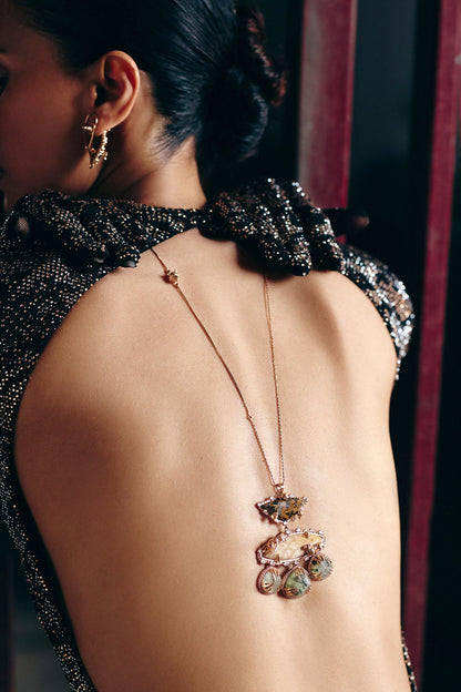 Trinity Of Leopards Regal Pendant 