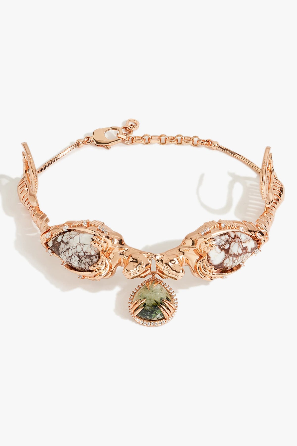 Leopard Temptress Embellished Choker 