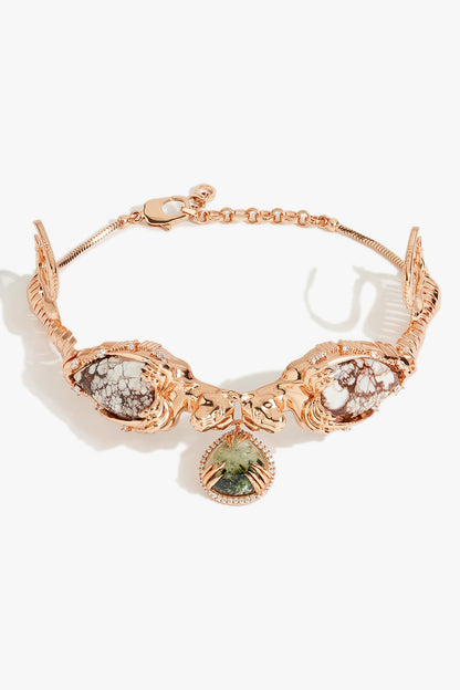Leopard Temptress Embellished Choker 