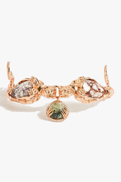 Leopard Temptress Embellished Choker 
