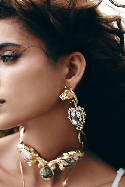 Temptress Leopard Earrings 