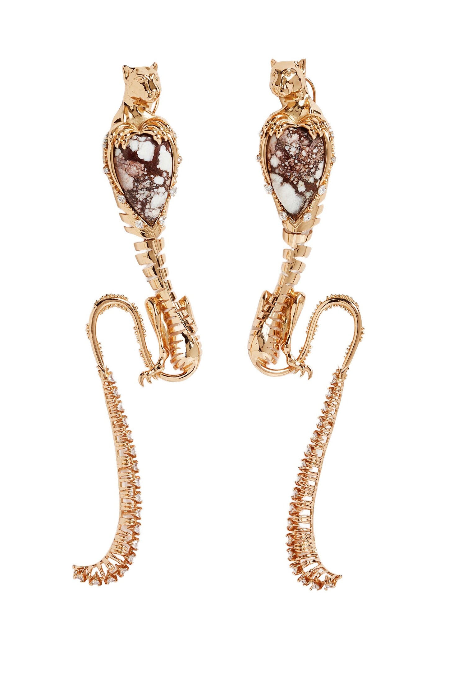 Temptress Leopard Statement Earrings 