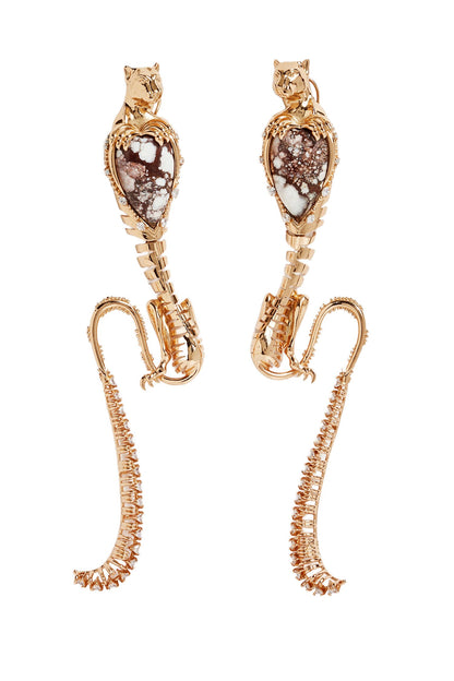 Temptress Leopard Statement Earrings 