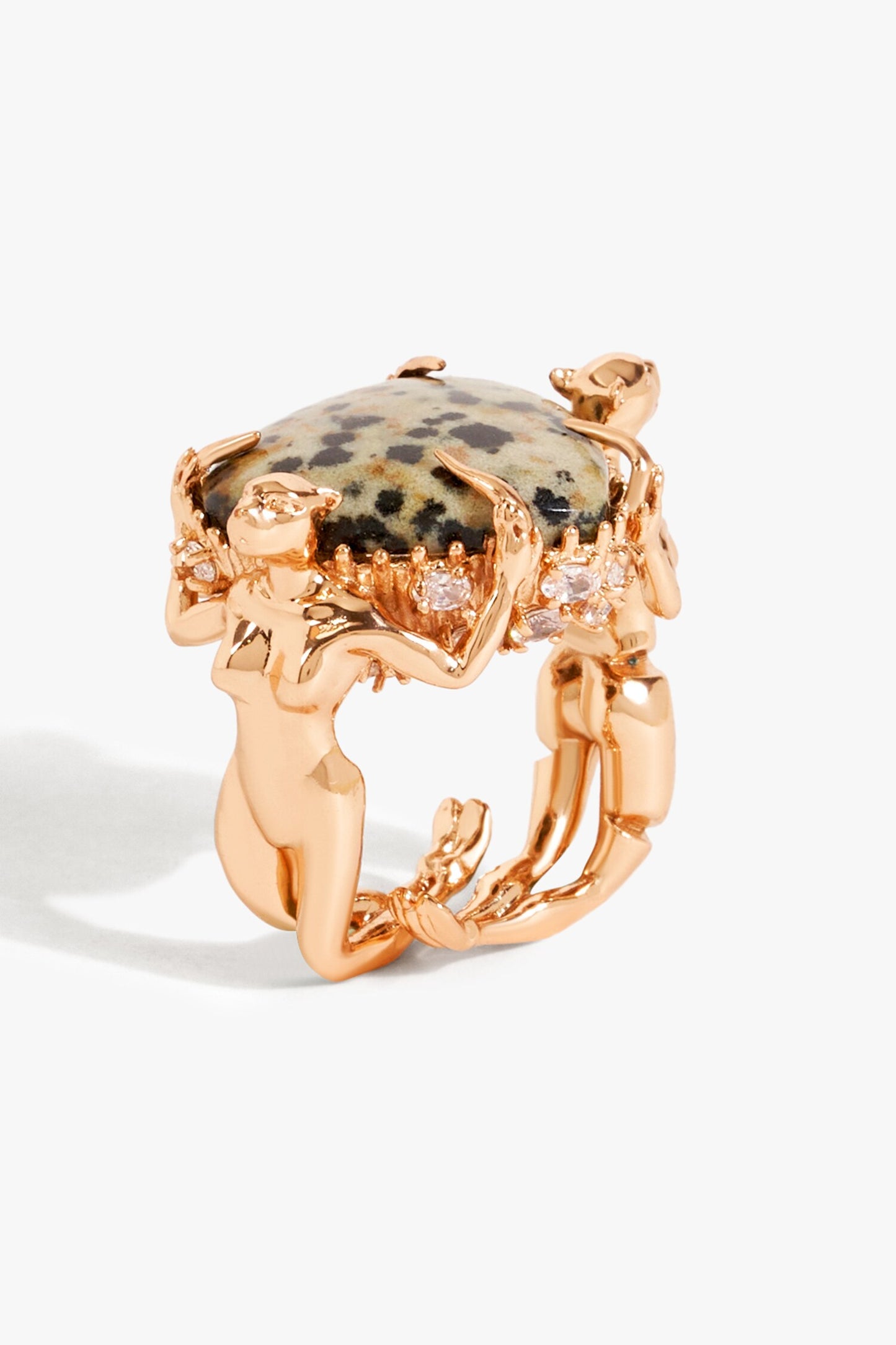 The Wild Empress Stone Embellished Ring 