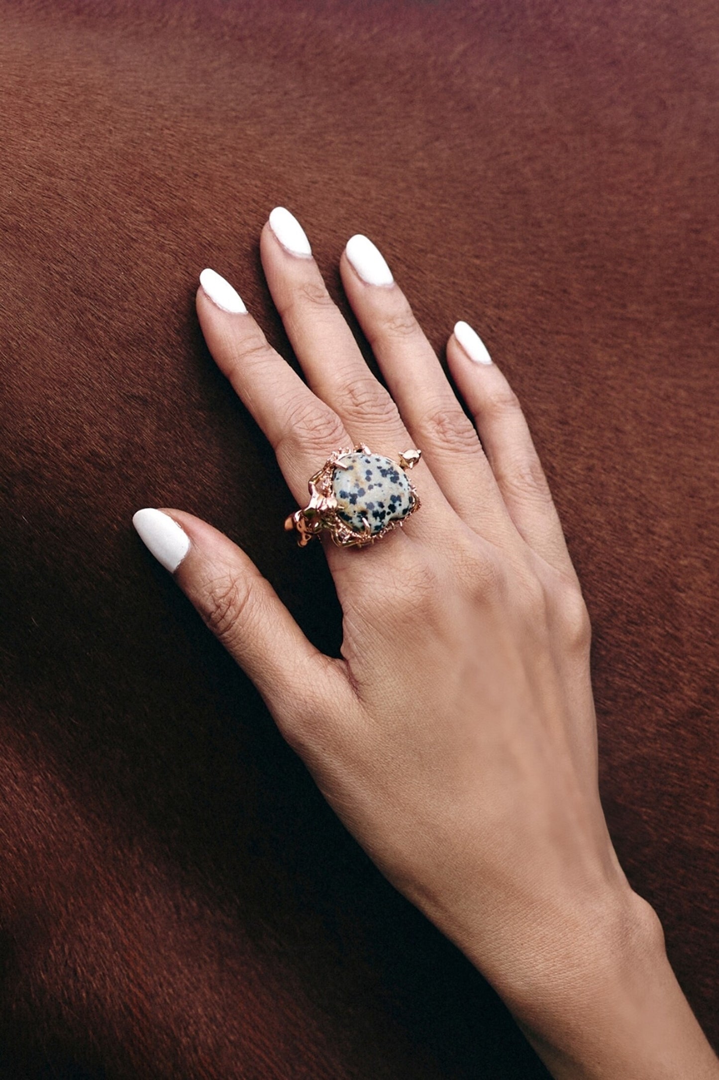 The Wild Empress Stone Embellished Ring 