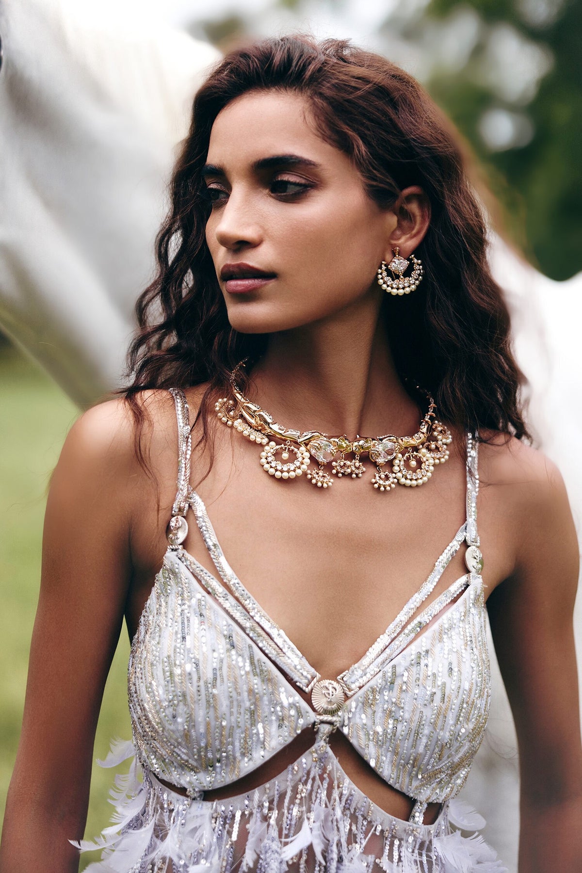 Wild Majestic Pearl Choker 