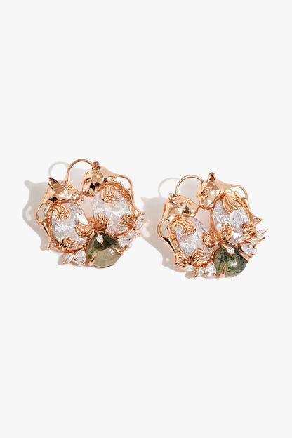 Leopard Triumph Stud Earrings 