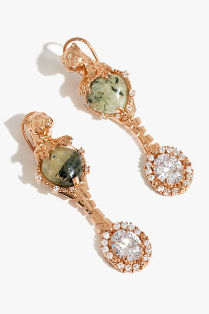 Leopard Trail Drop Earrings 