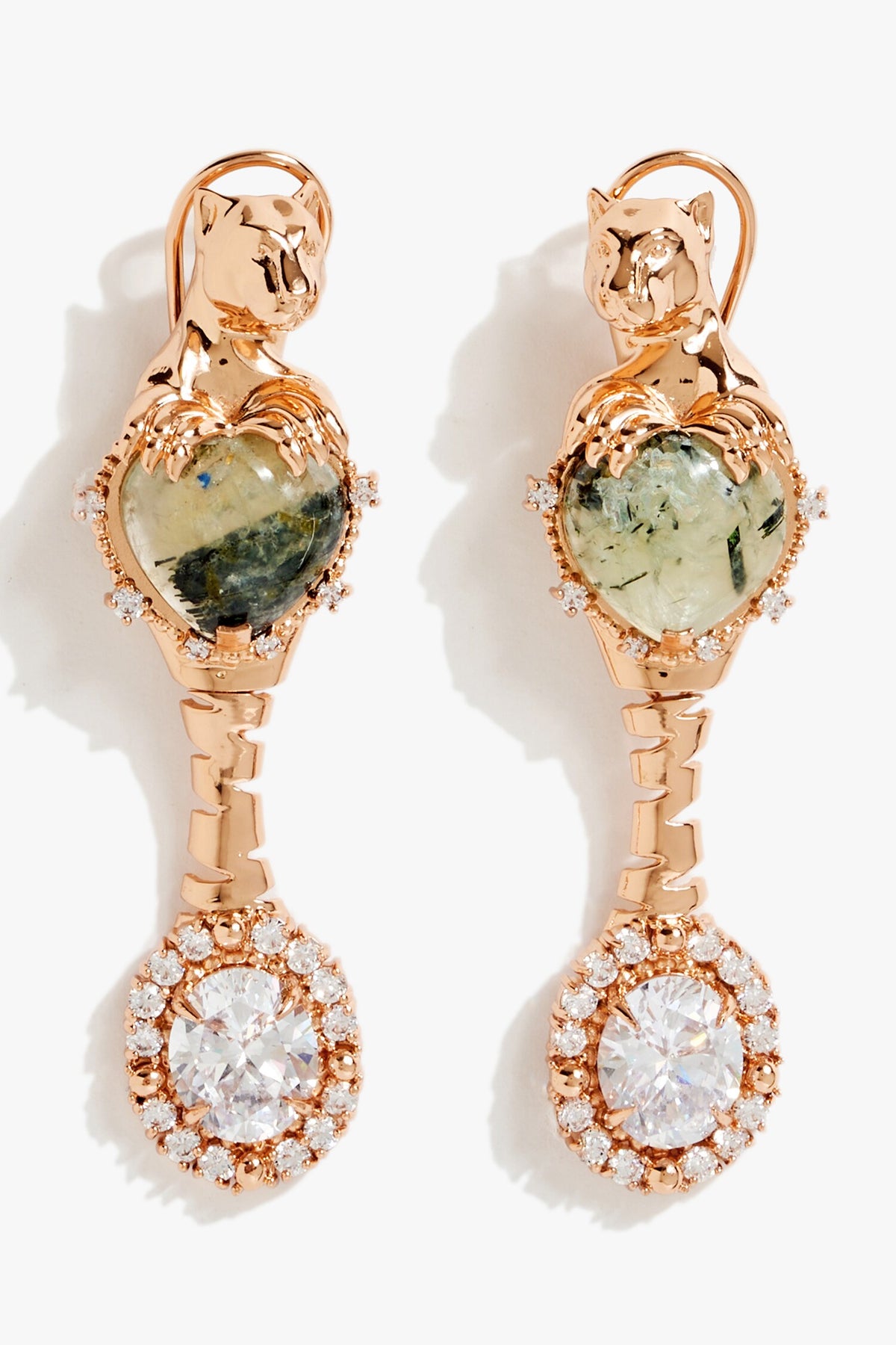 Leopard Trail Drop Earrings 