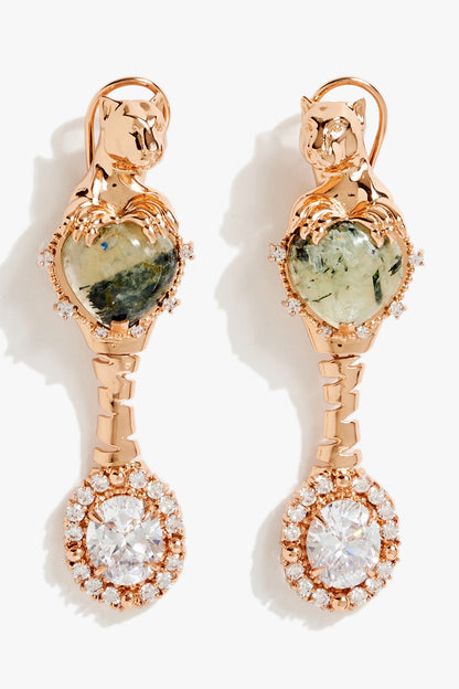 Leopard Trail Drop Earrings 