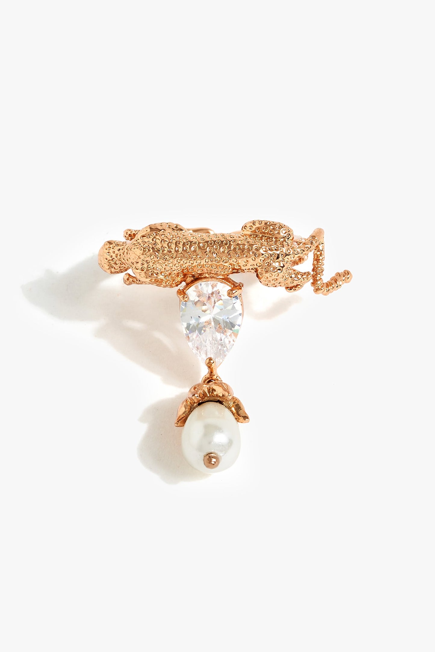Leopard Feral Crest Ring 
