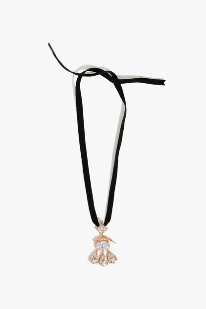 Velvet Lepeord Choker 
