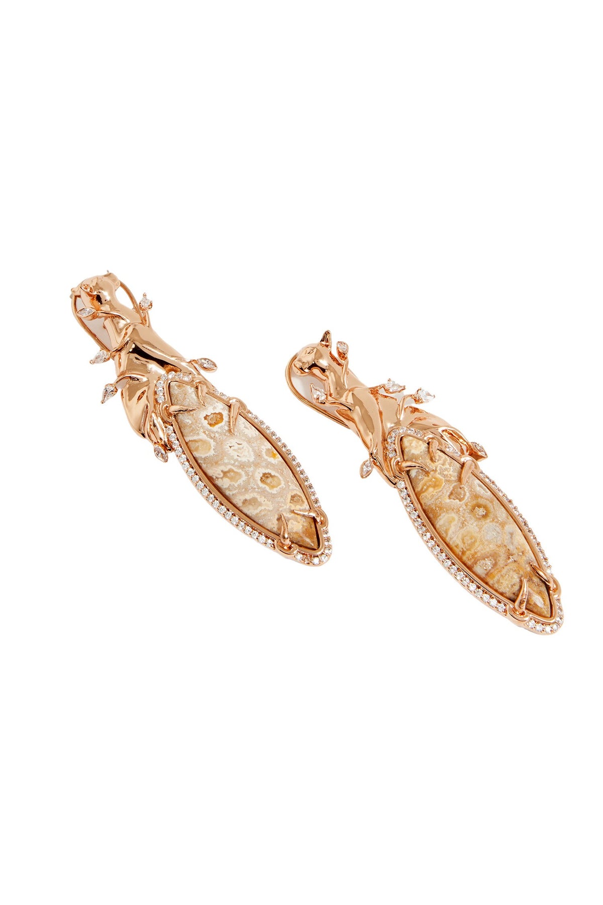Wild Coral Majesty Earrings 