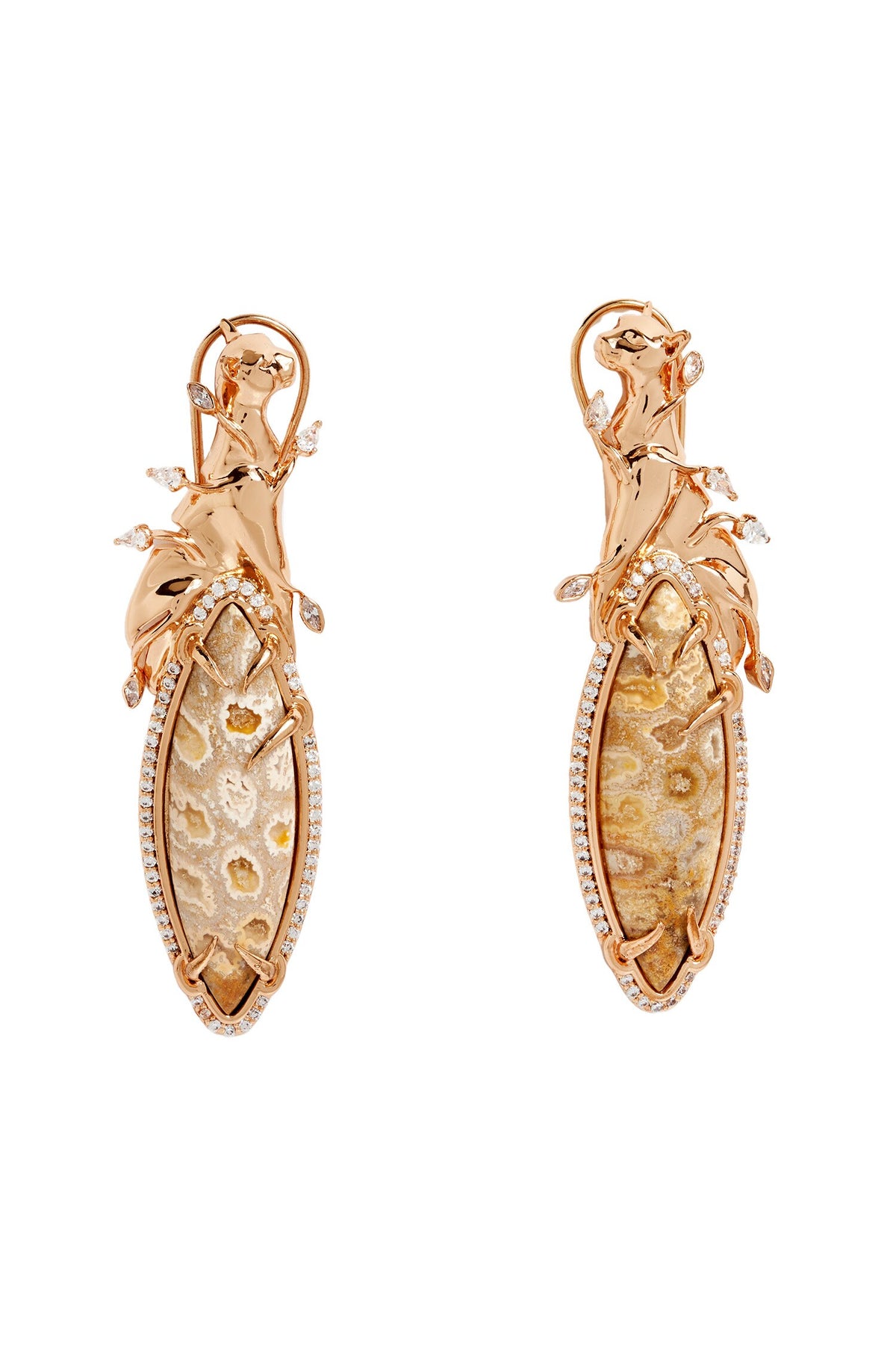 Wild Coral Majesty Earrings 