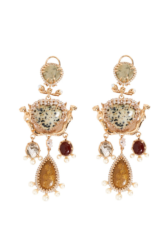 The Wild Empress Statement Earrings 