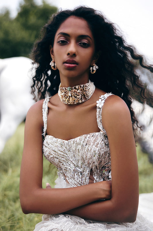 Wild Serenade Crown Necklace 