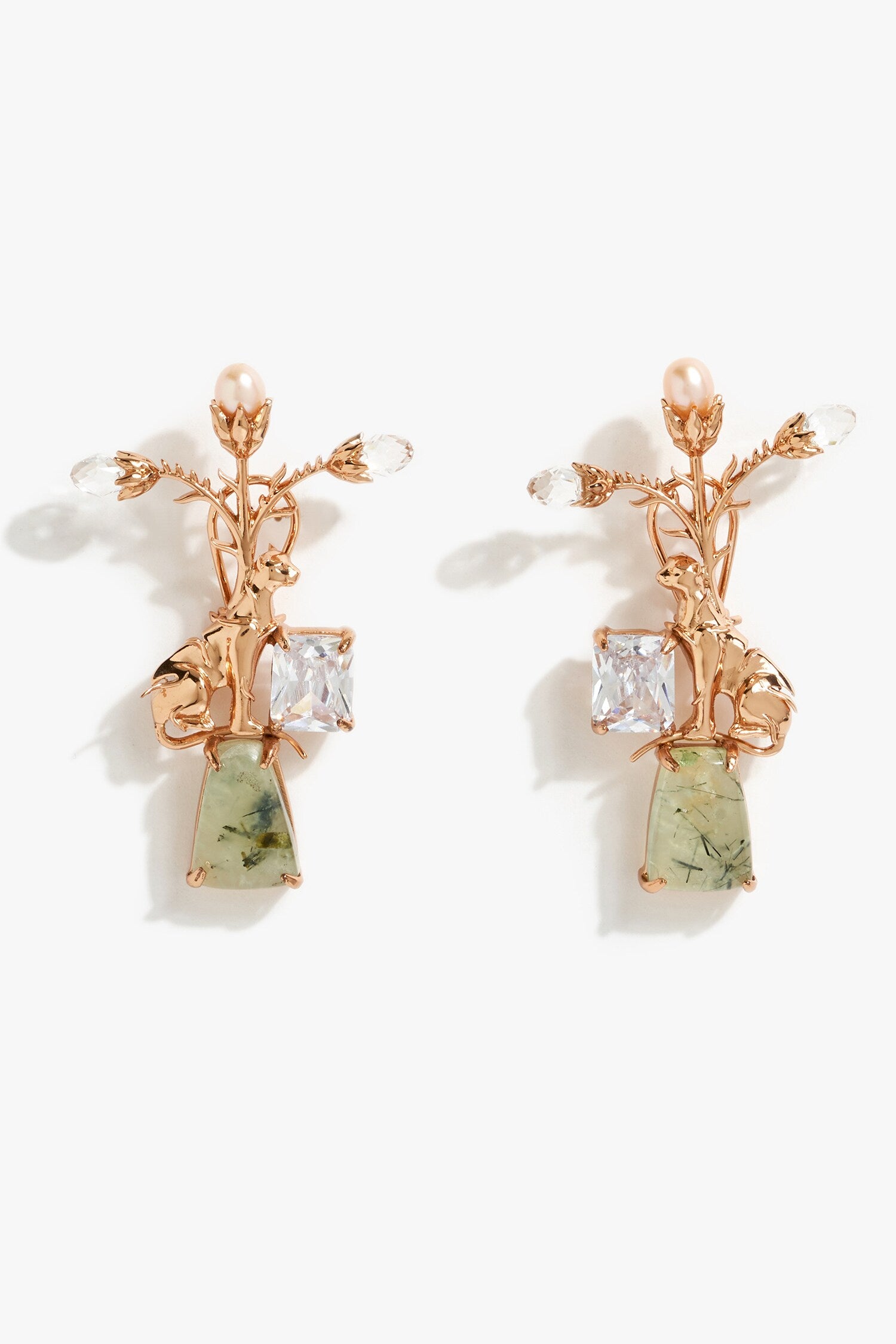 La Leopard Imperial Stud Earrings 