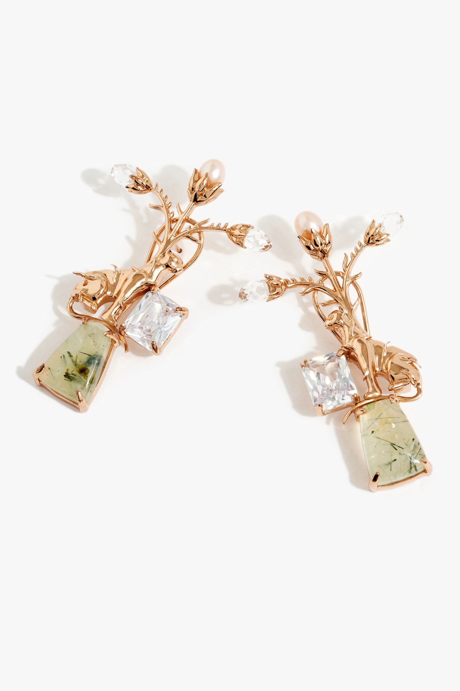 La Leopard Imperial Stud Earrings 