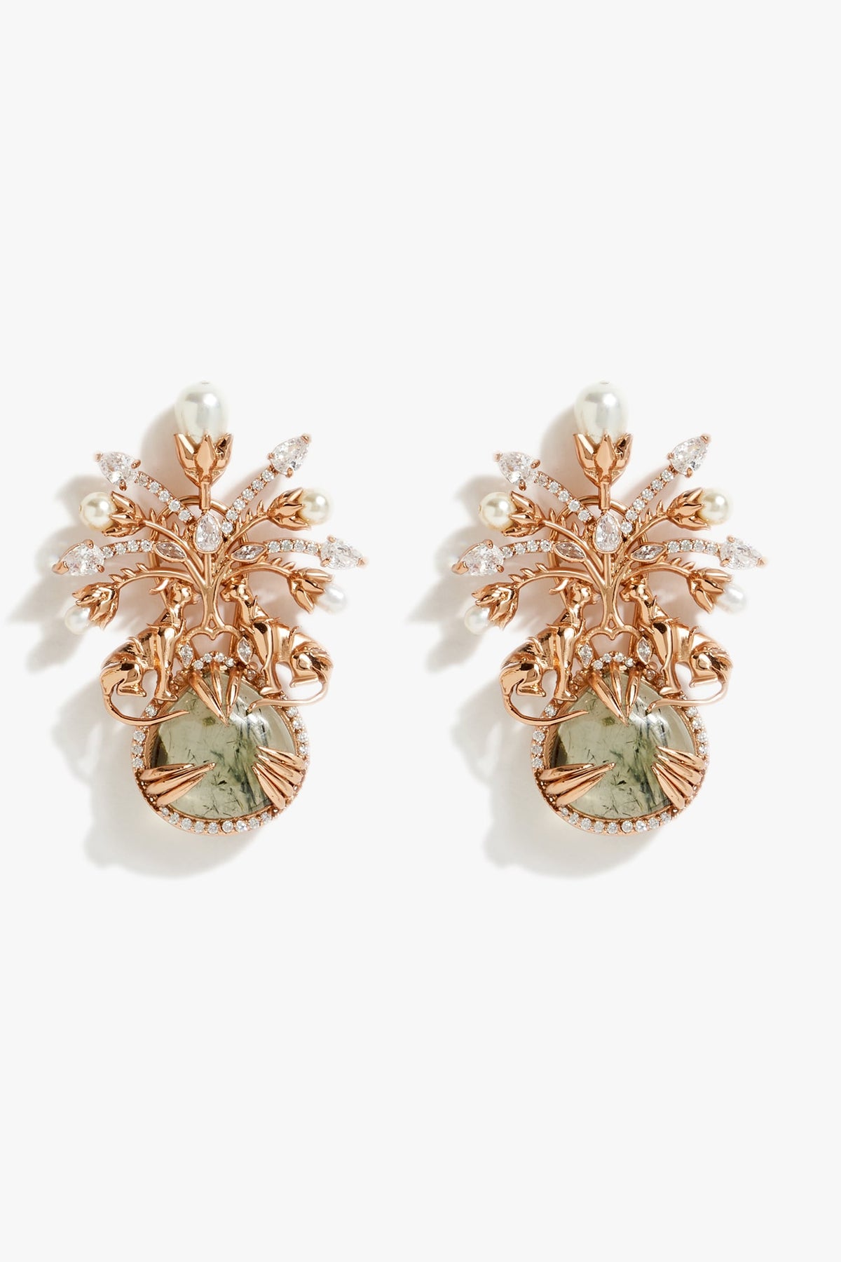 Le Leopard Celestial Stud Earrings 