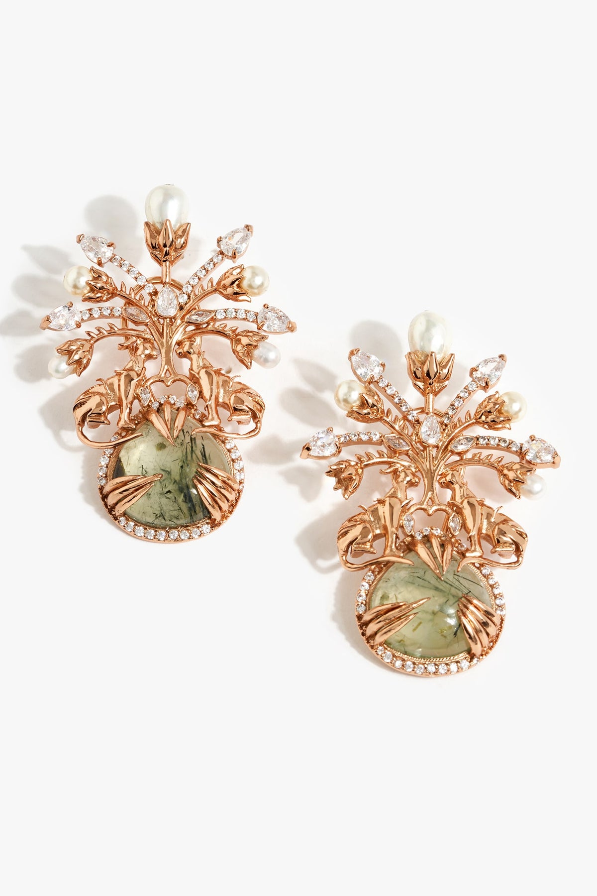 Le Leopard Celestial Stud Earrings 