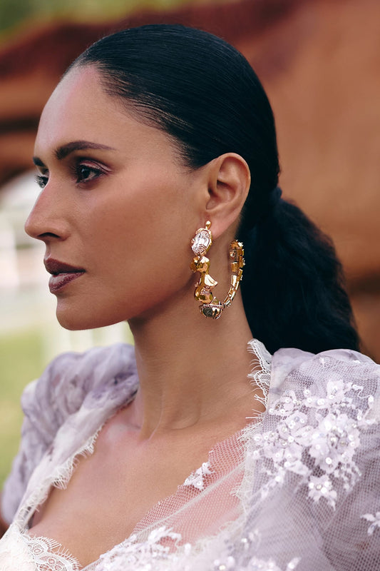 Sphinx Leopard Hoops 