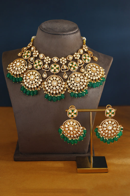 Floral Cutork Necklace 