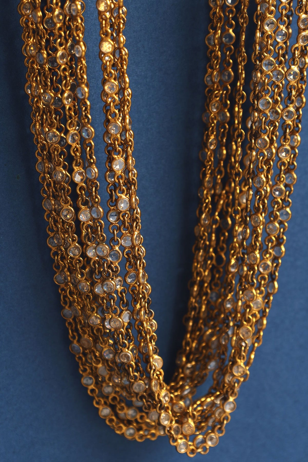 Multi Chain Long Necklace  