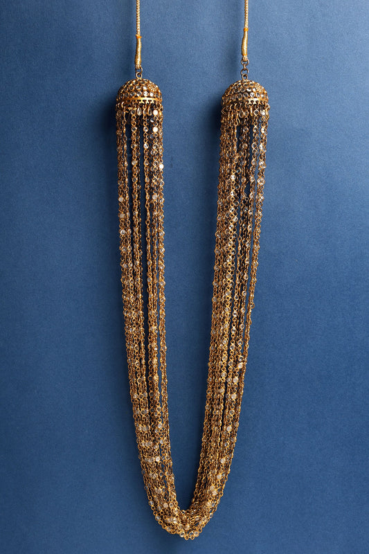 Multi Chain Long Necklace  