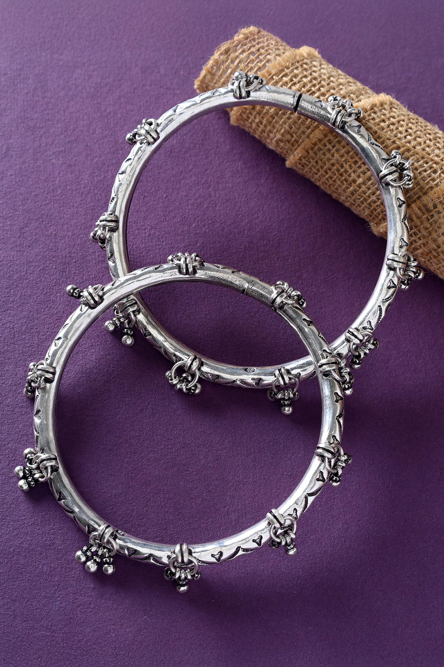 Handcrafted Pair Of Anklets 