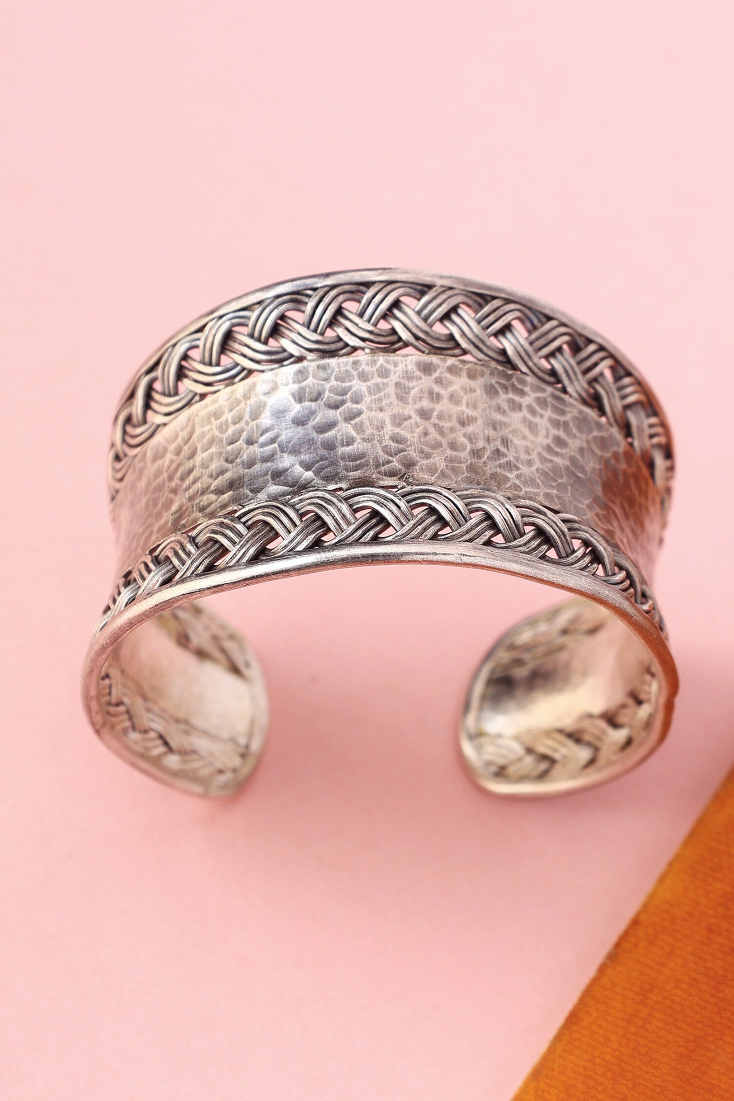 Handmade 92.5 Silver Bangle 
