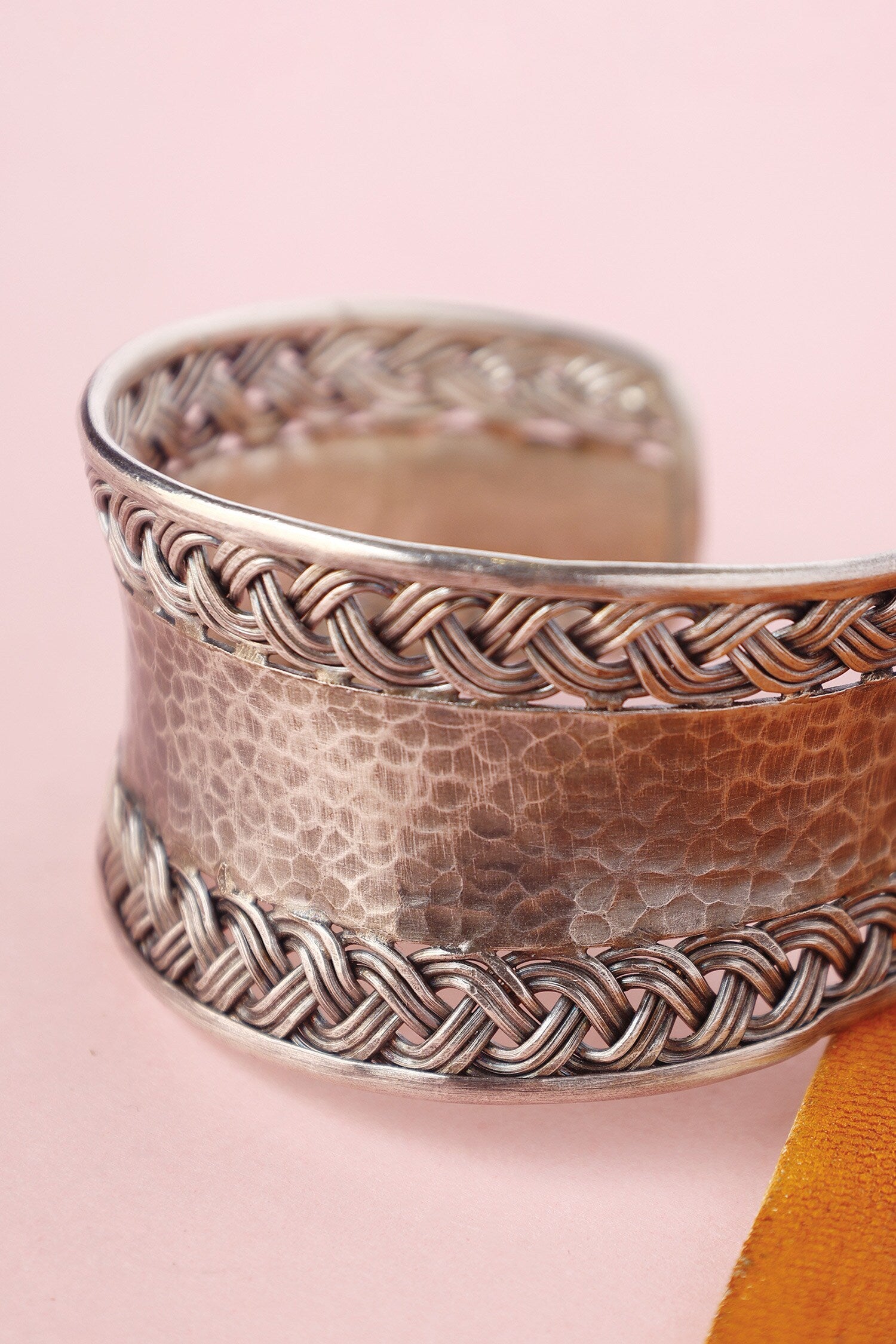 Handmade 92.5 Silver Bangle 