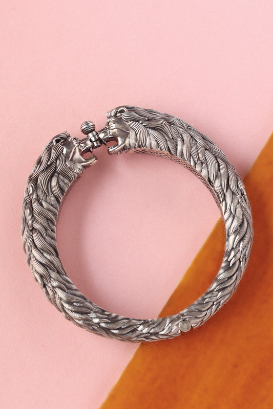 Handmade 92.5 Silver Bangle 