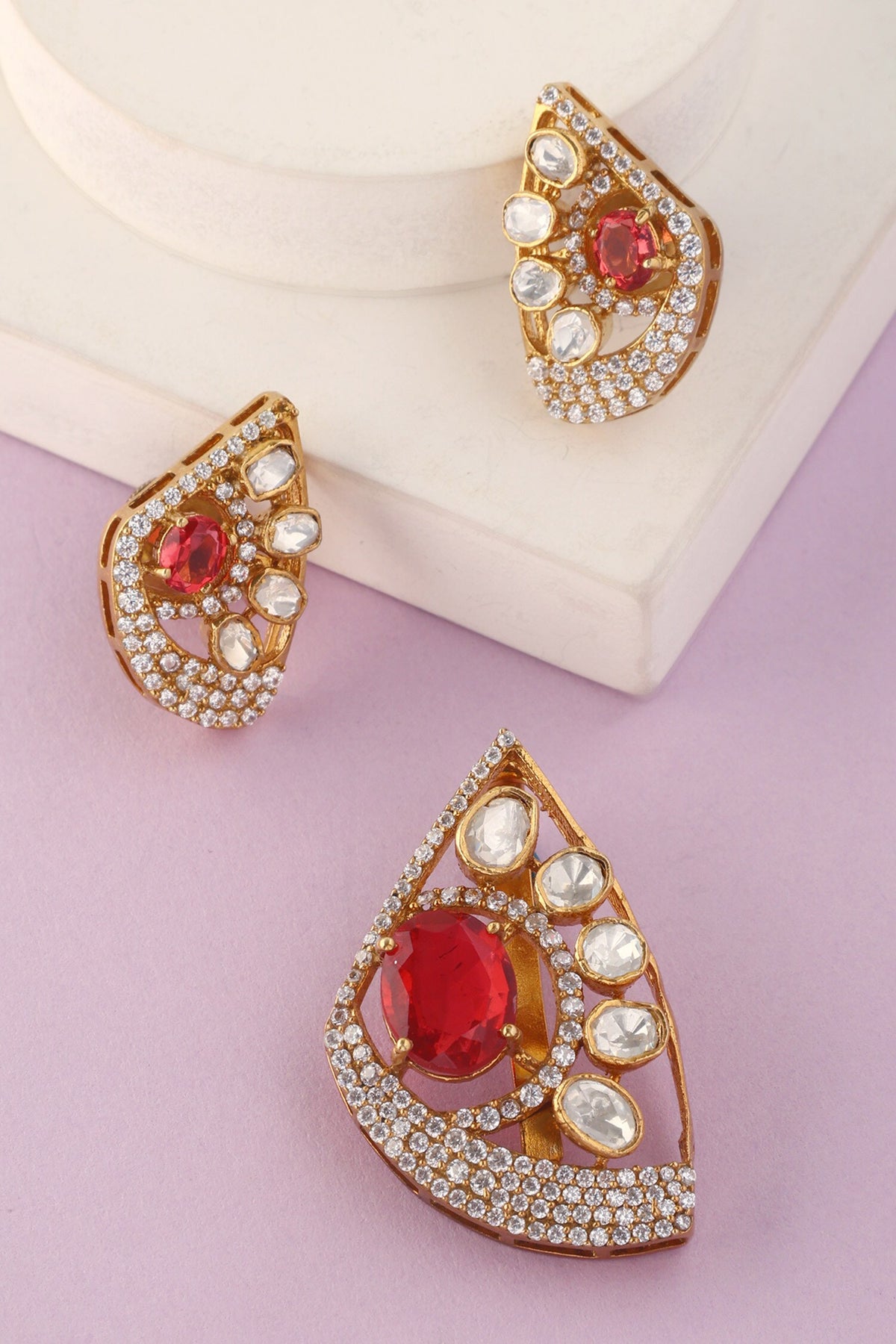 Handmade 92.5 Silver Pendant & Earrings Set 