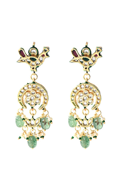 Polki Embellished Chandbalis Earrings 