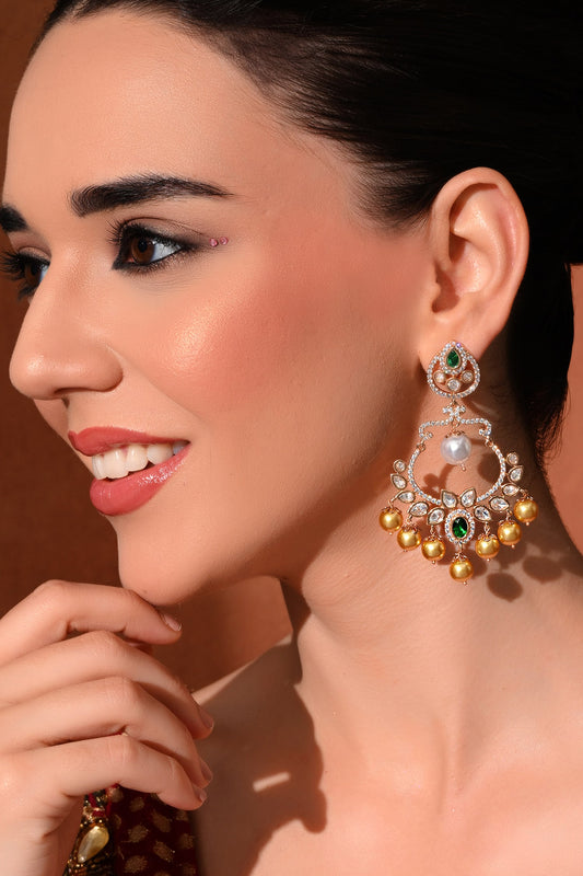 Kundan Embellished Earrings 