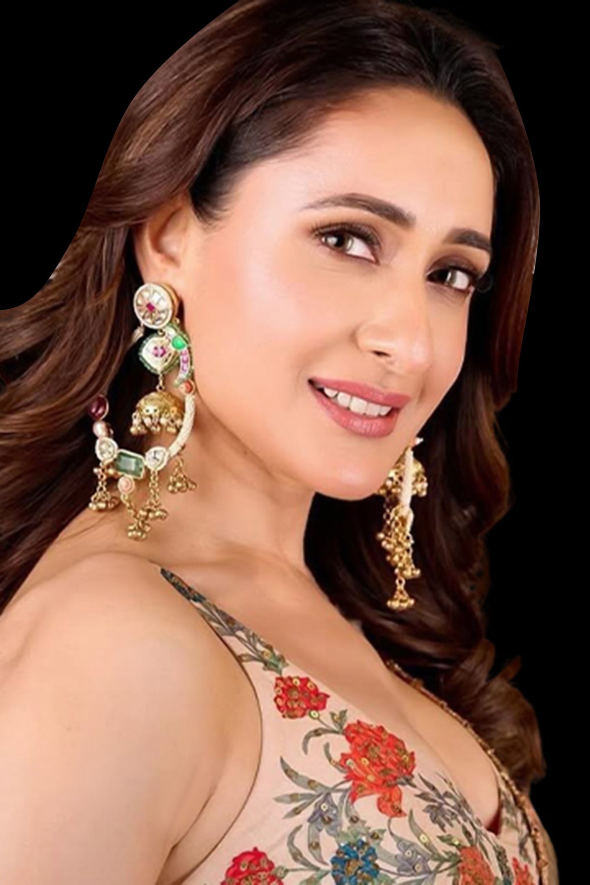 Rajwadi Parrot Carved Earrings 