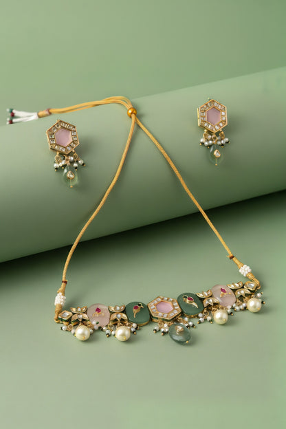 Polki Embellished Choker Set 