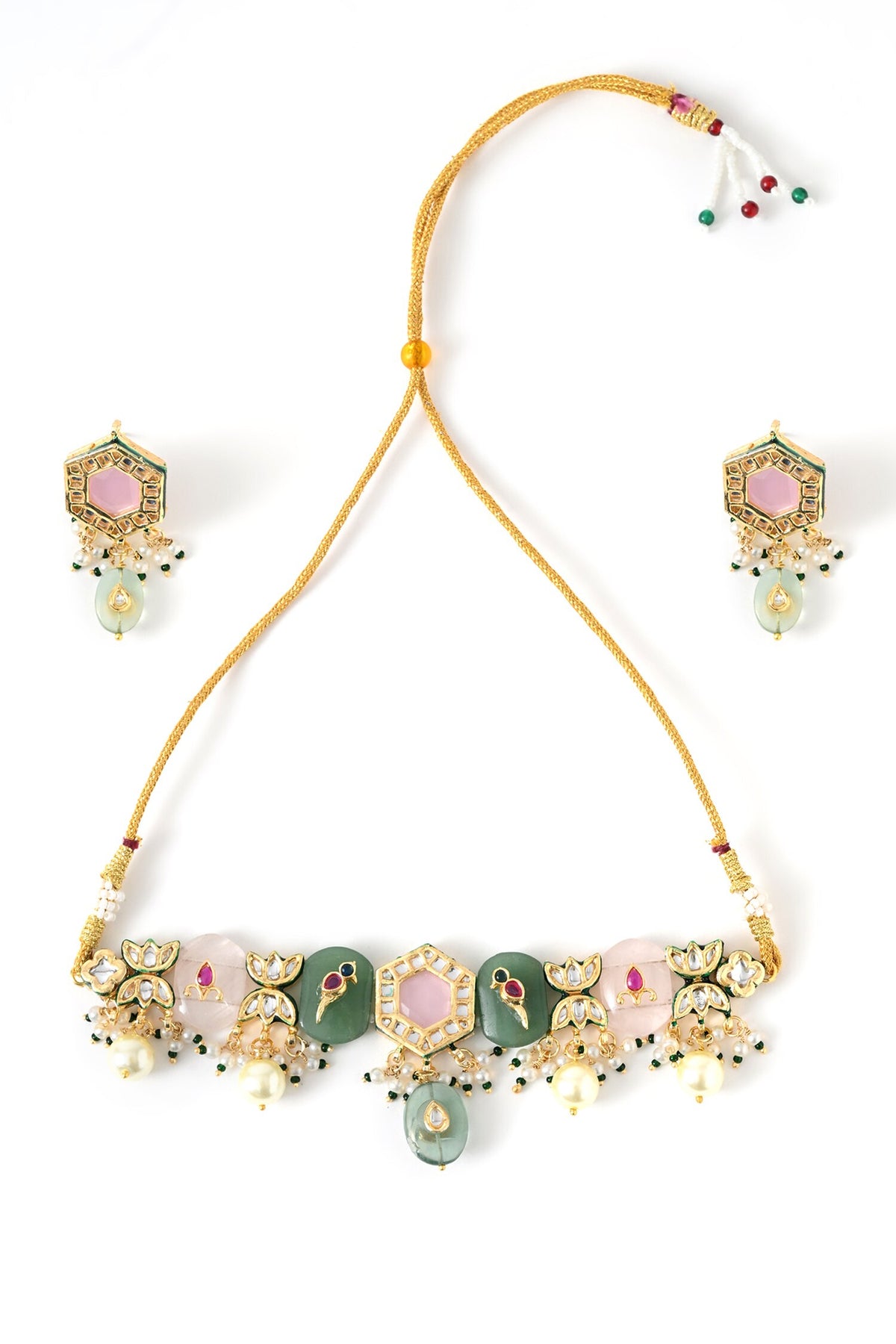 Polki Embellished Choker Set 