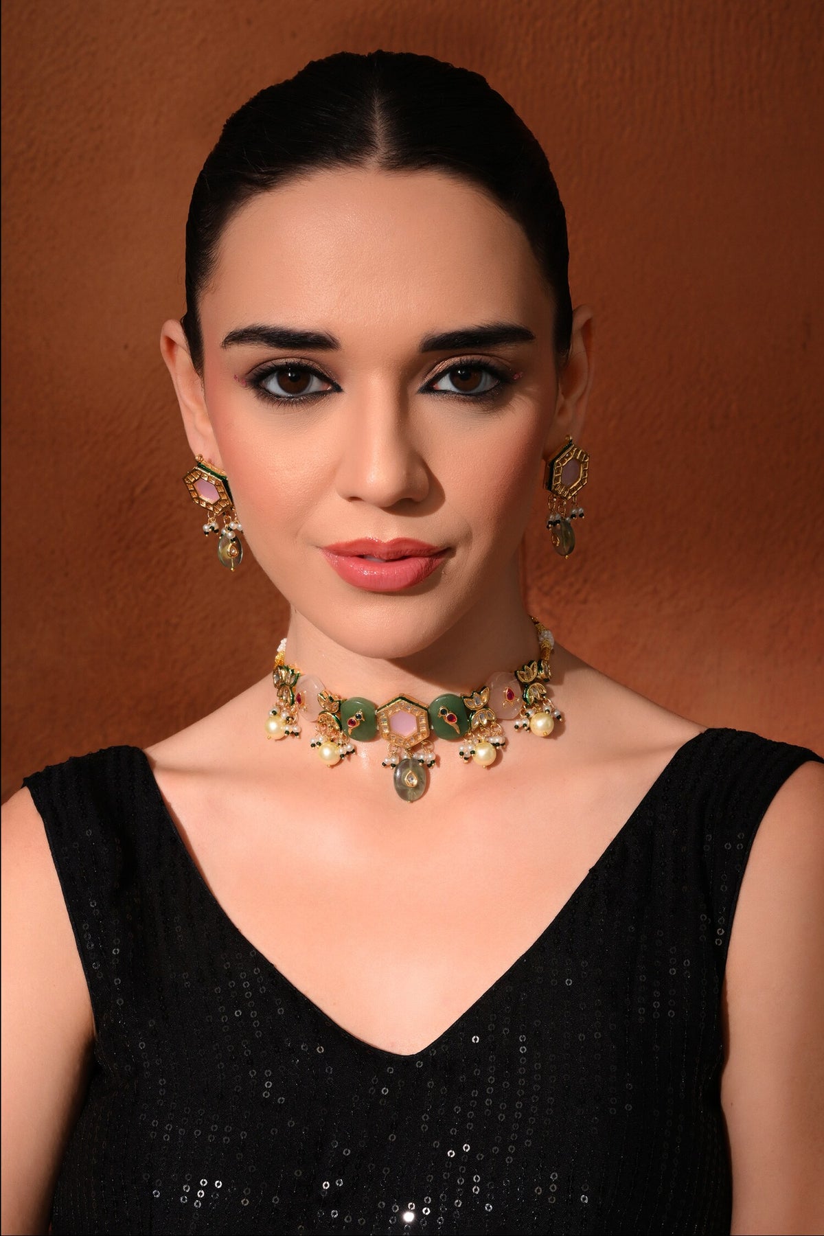 Polki Embellished Choker Set 