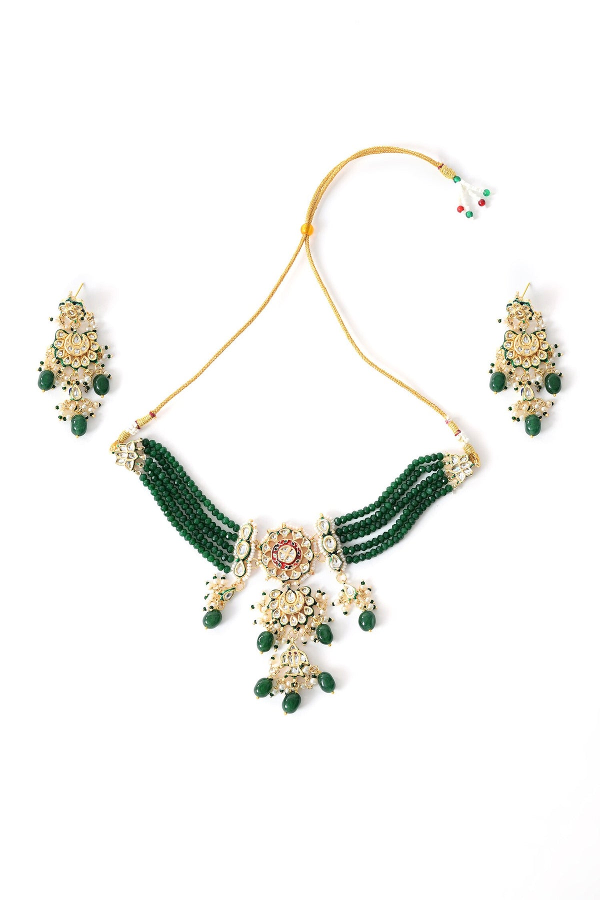 Kundan Studded Necklace Set 