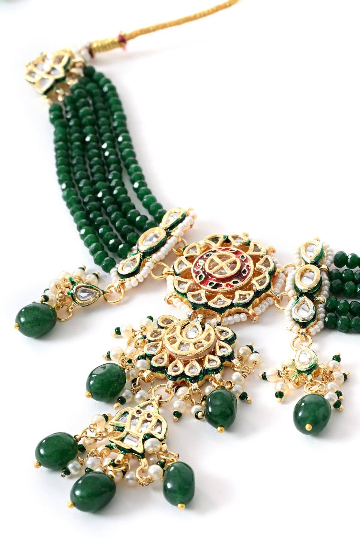 Kundan Studded Necklace Set 