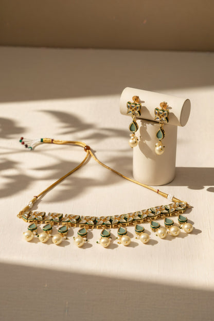 Polki Embellished Choker Set 