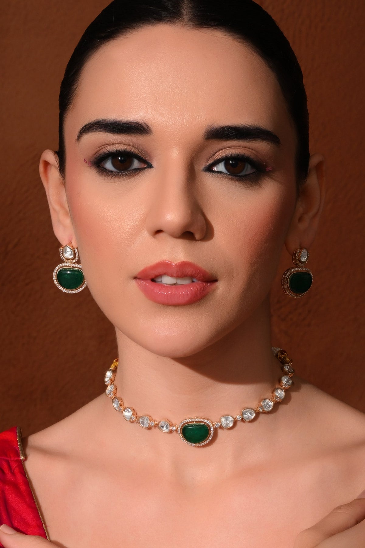 Polki Embellished Choker Set 
