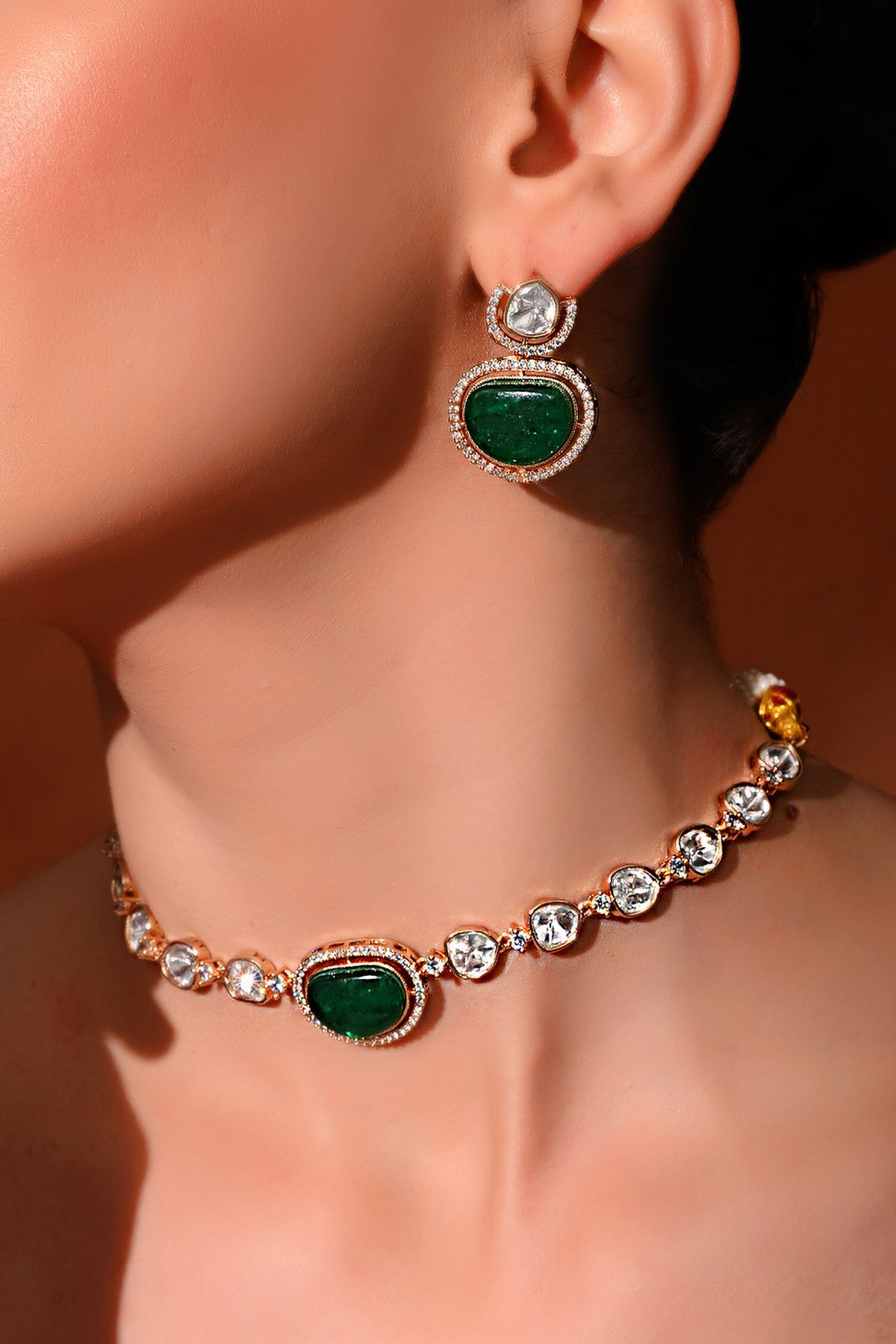 Polki Embellished Choker Set 