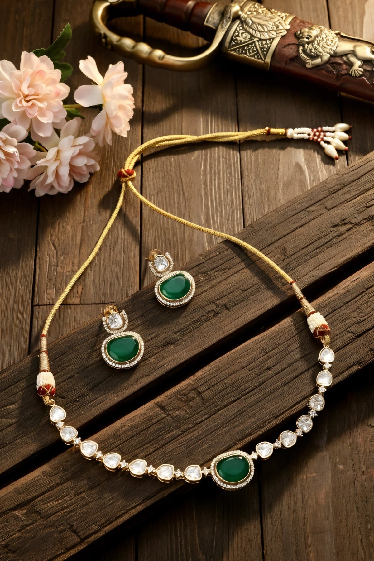 Polki Embellished Choker Set 