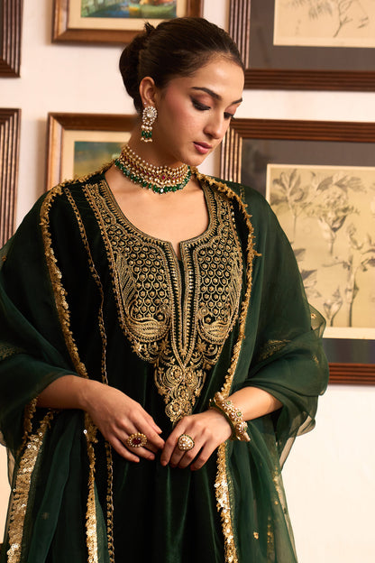 Airavat Polki Elephant Motif Kada 