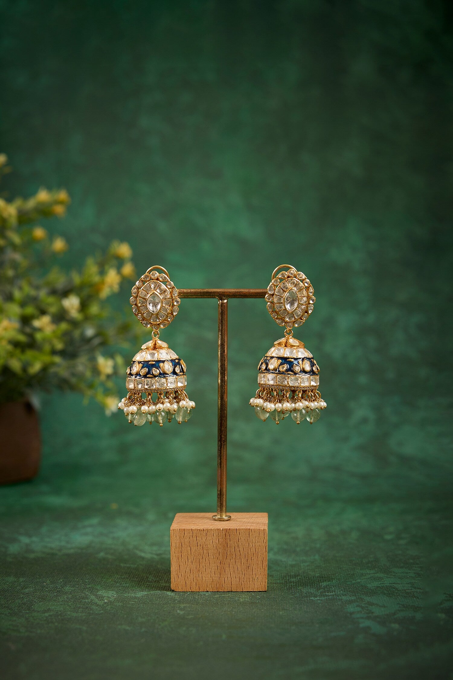 Urmi Enamalled Jhumkis 