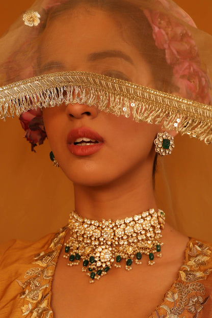 Devina Vellore Polki Choker 