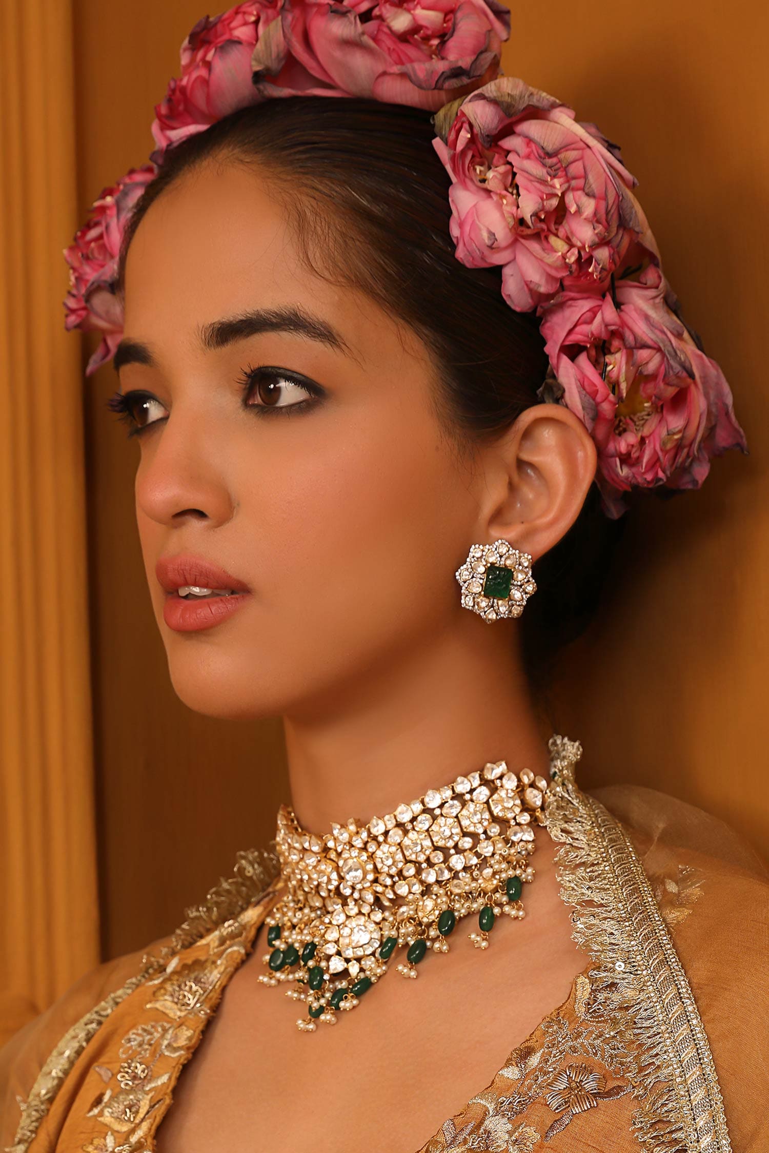 Devina Vellore Polki Choker 
