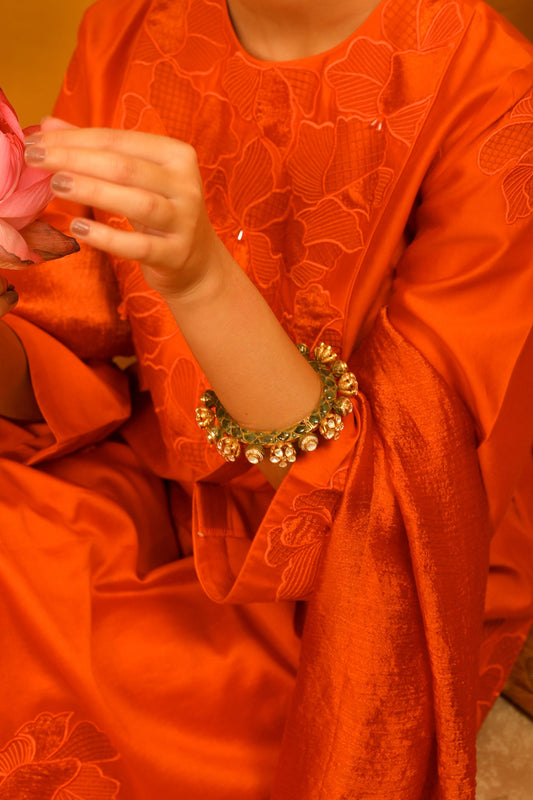 Harini Floral Carved Kada 